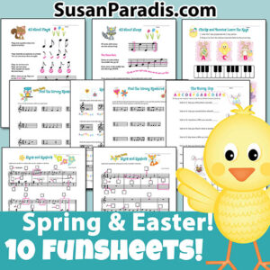 Spring Music Theory Funsheets