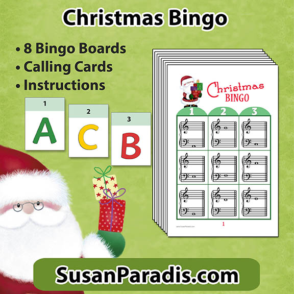 Christmas Note Bingo
