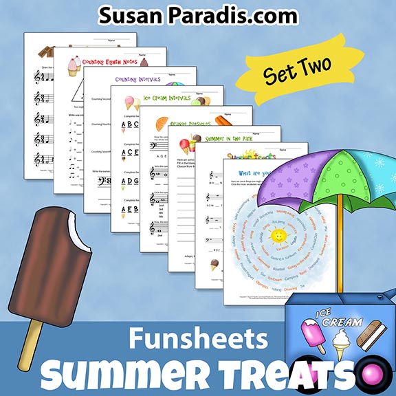 Summer Treats Funsheets Set Two