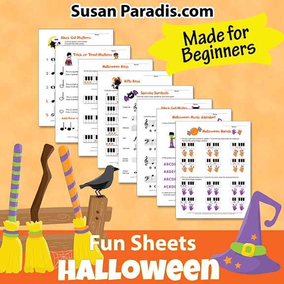 Halloween Funsheets for Beginners