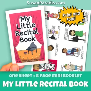 My Little Recital Book Sale Sheet