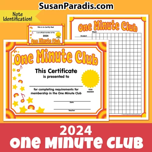 One Minute Club 2024